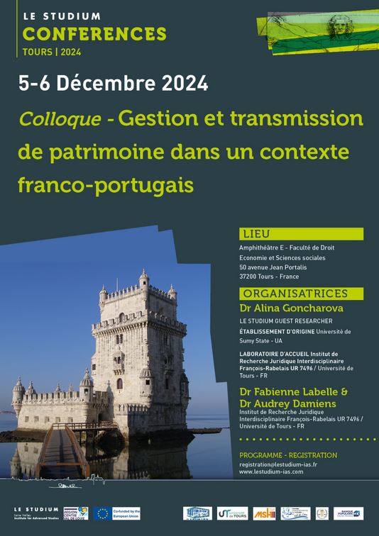 [Colloque] Gestion et transmission de patrimoine dans un contexte franco-portugais